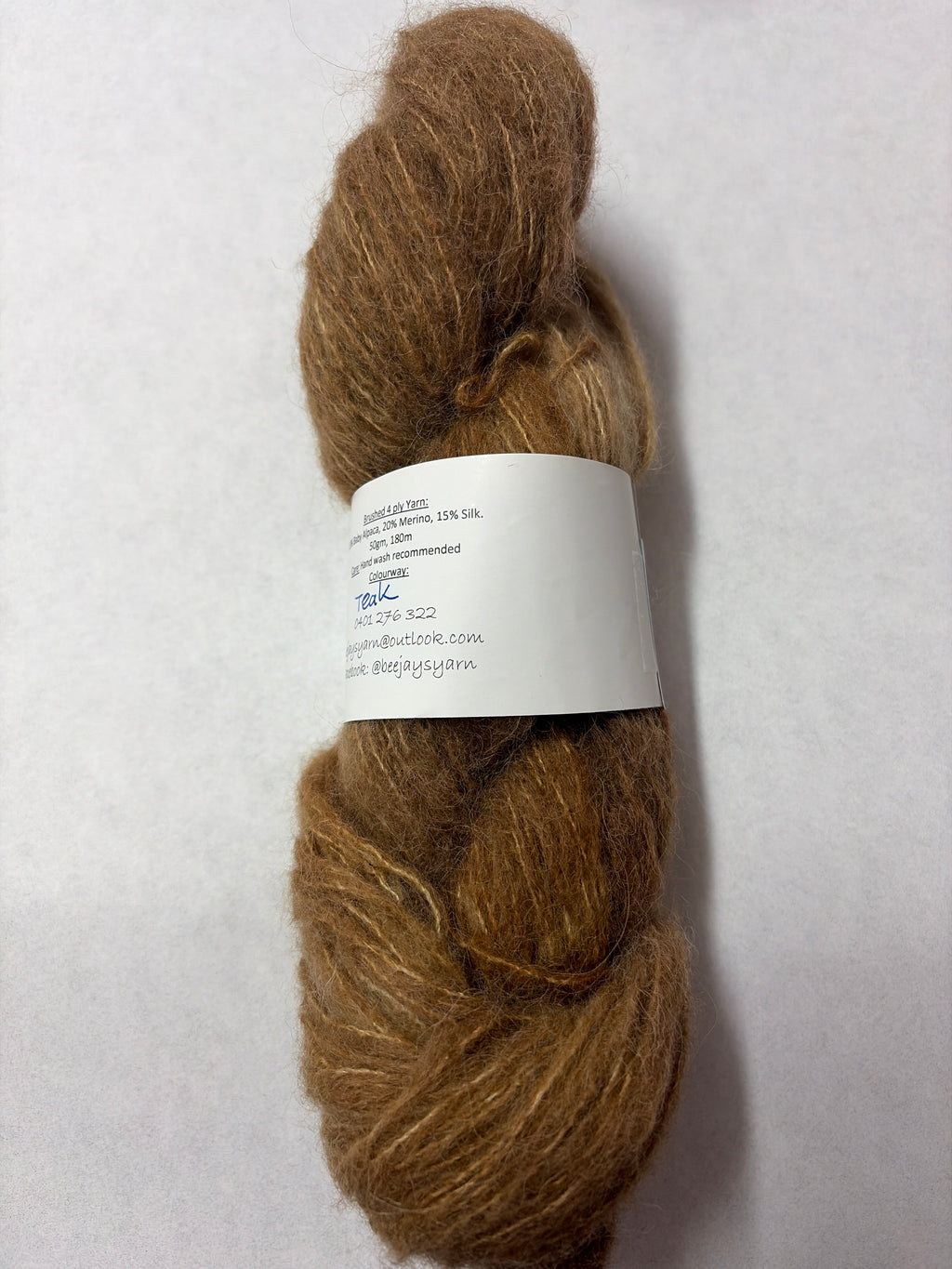 Bee Jays Hand Dyed Yarn - Teak