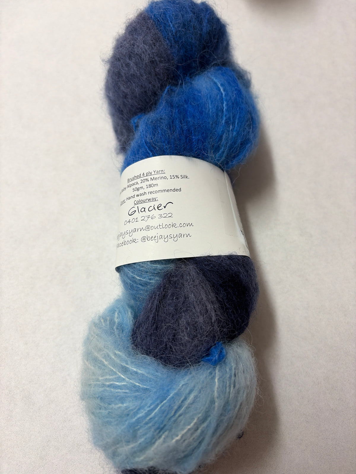 Bee Jays Hand Dyed Yarn - Glacier