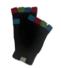 GLOVES - FABULOUS FAGINS - FINGERLESS - LAMBSWOOL BLACK/POPPY