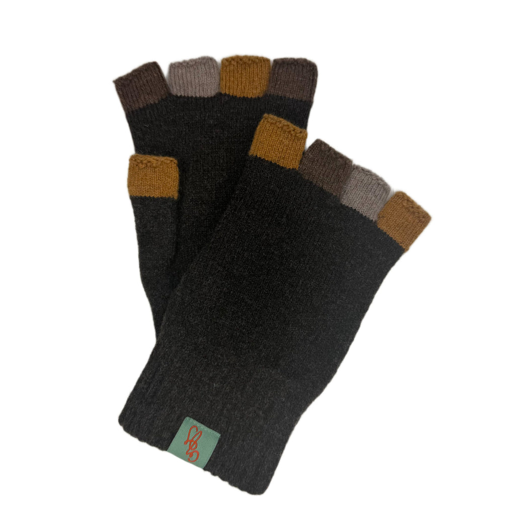 GLOVES - FABULOUS FAGINS - FINGERLESS - LAMBSWOOL ACORN