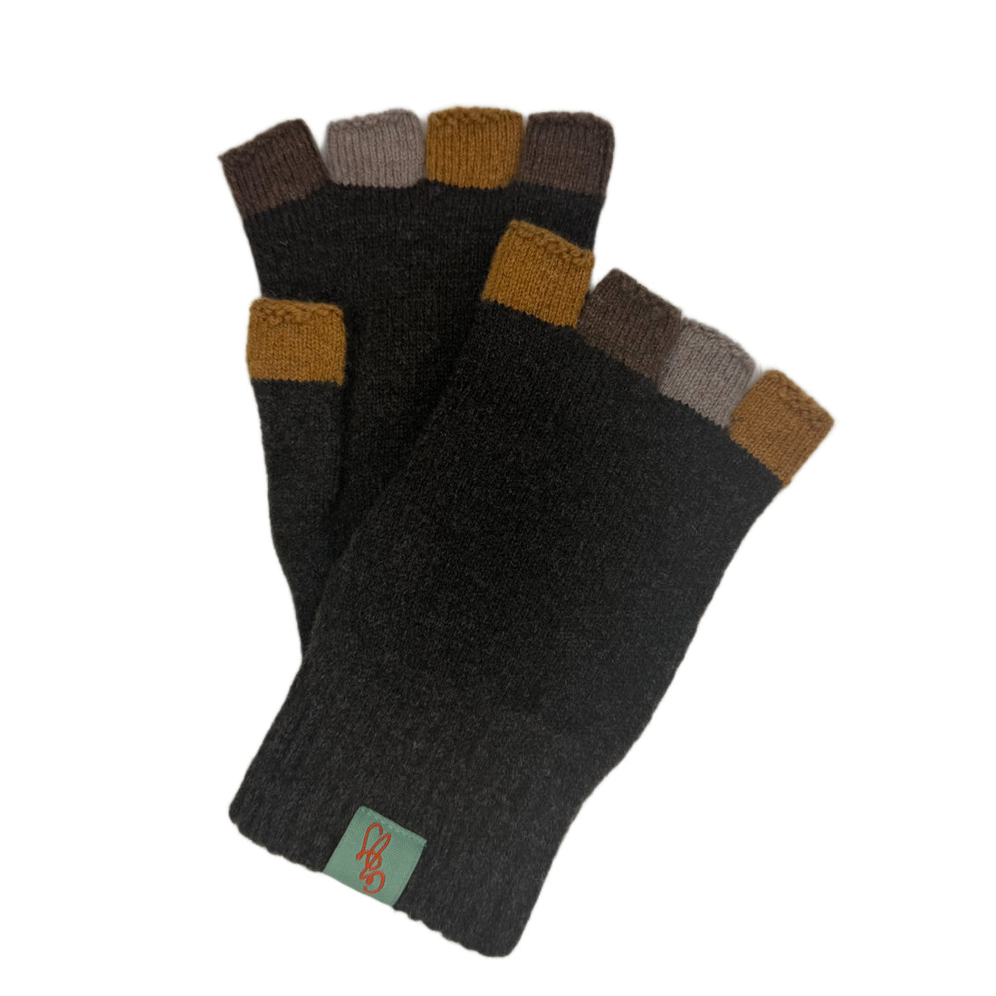 GLOVES - FABULOUS FAGINS - FINGERLESS - LAMBSWOOL ACORN
