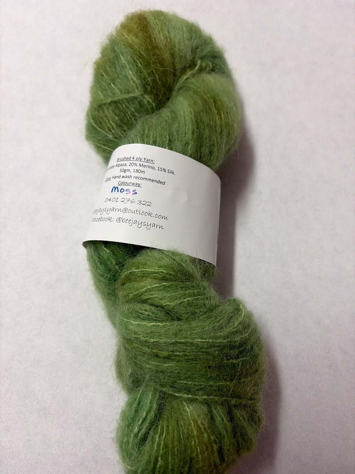 Bee Jays Hand Dyed Yarn - Moss