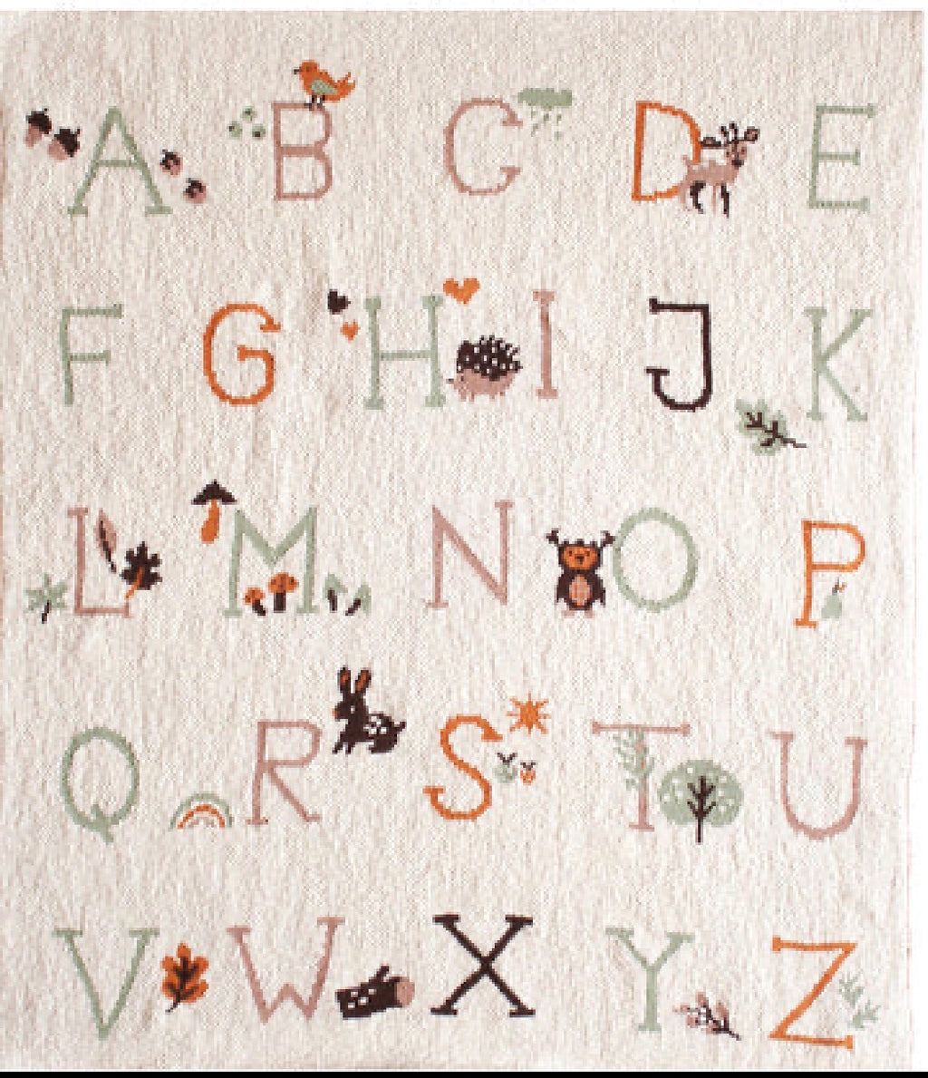 Alimrose Alphabet Blanket & Bunny Teether