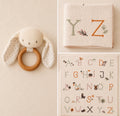 Alimrose Alphabet Blanket & Bunny Teether
