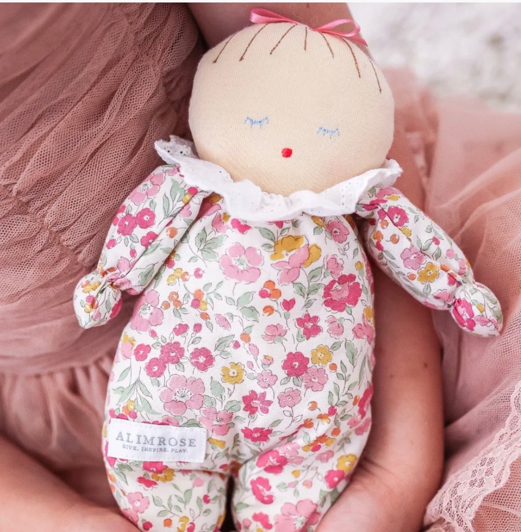 Alimrose Asleep Awake Baby Doll & Carrier