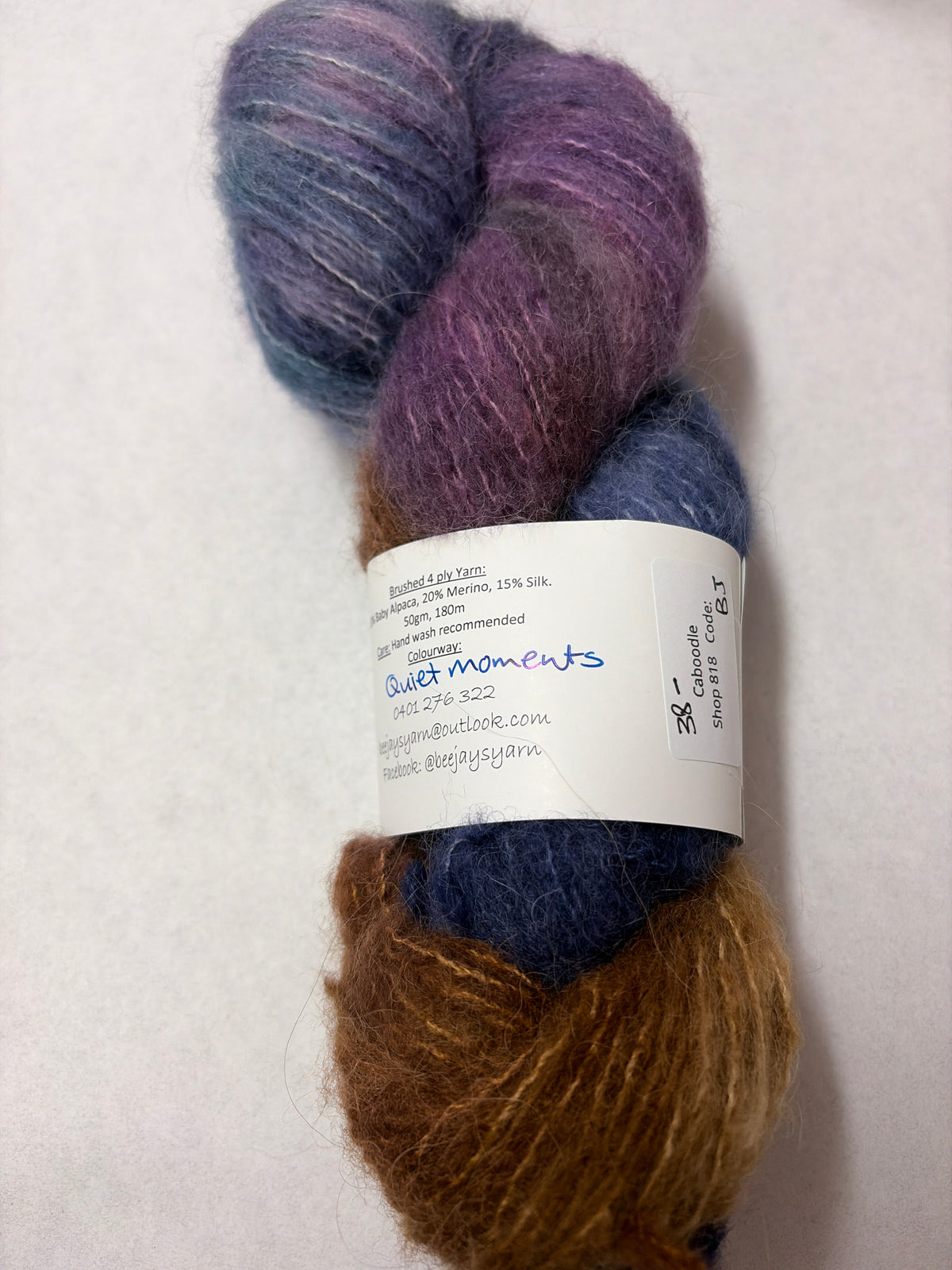 Bee Jays Hand Dyed Yarn - Quiet Moments