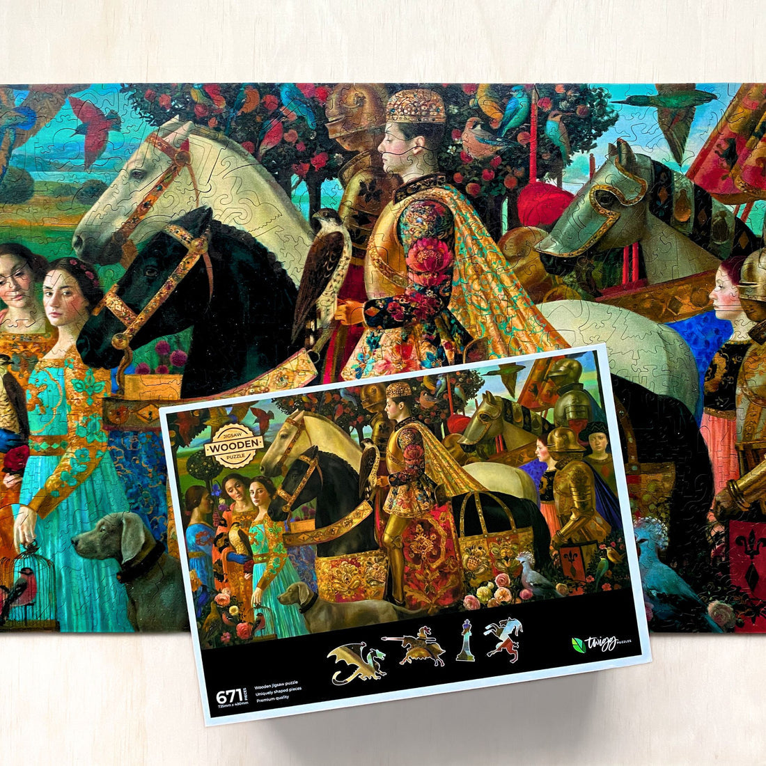 Twigg 671 Pieces - Royal Hunt - Original Artwork