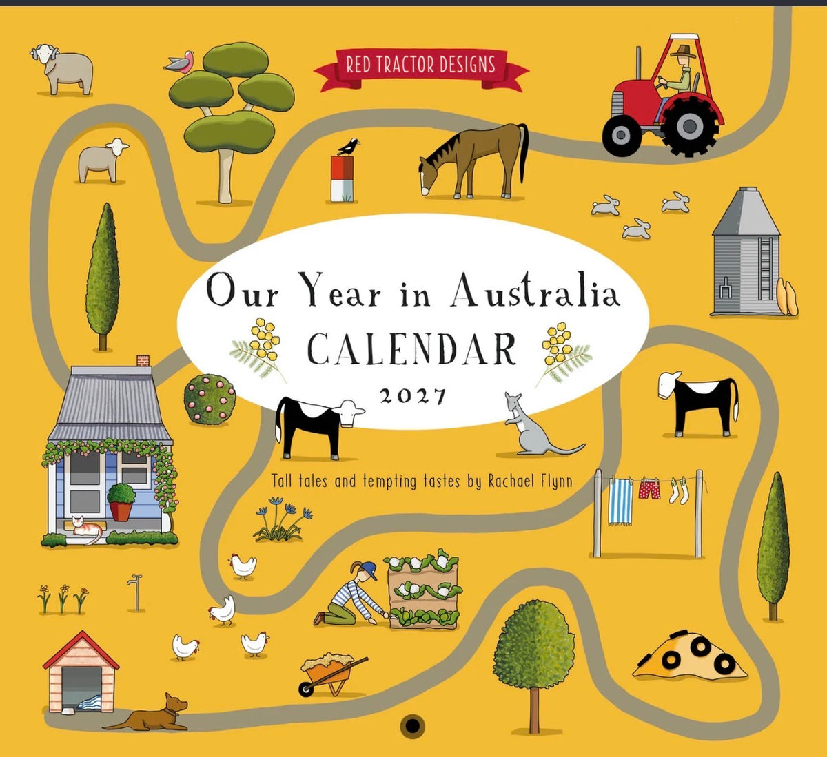 Red Tractor Designs 2027 Calendar - Our Year in Australia