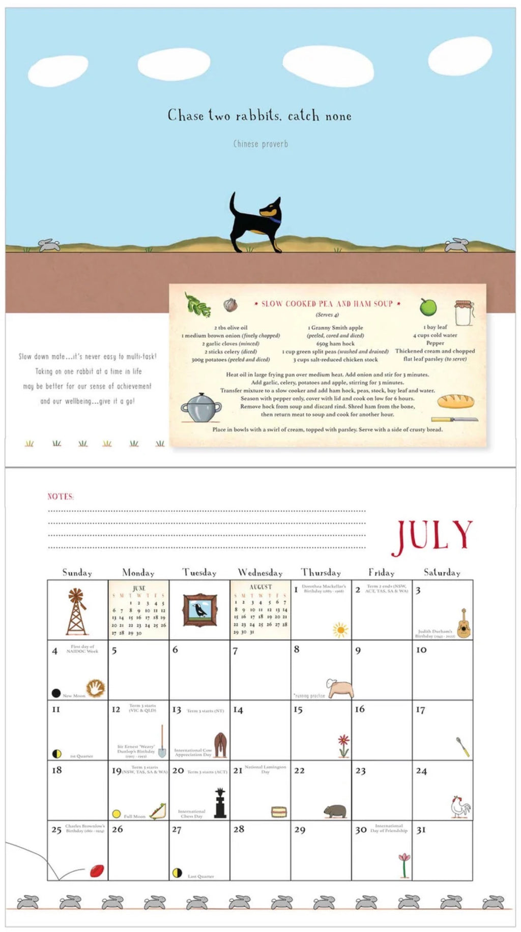 Red Tractor Designs 2027 Calendar - Our Year in Australia