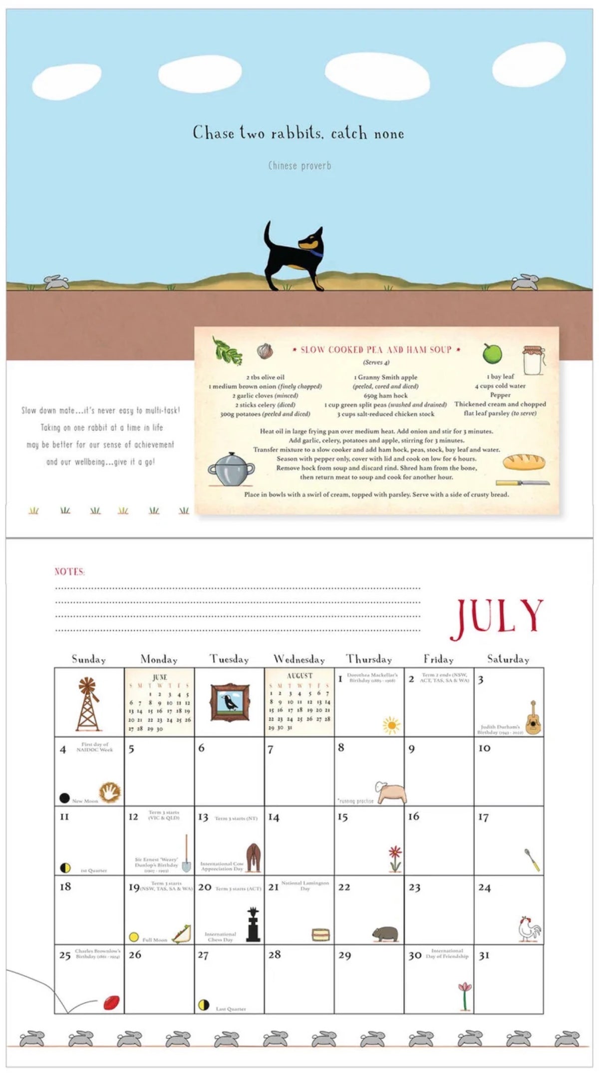 Red Tractor Designs 2027 Calendar - Our Year in Australia