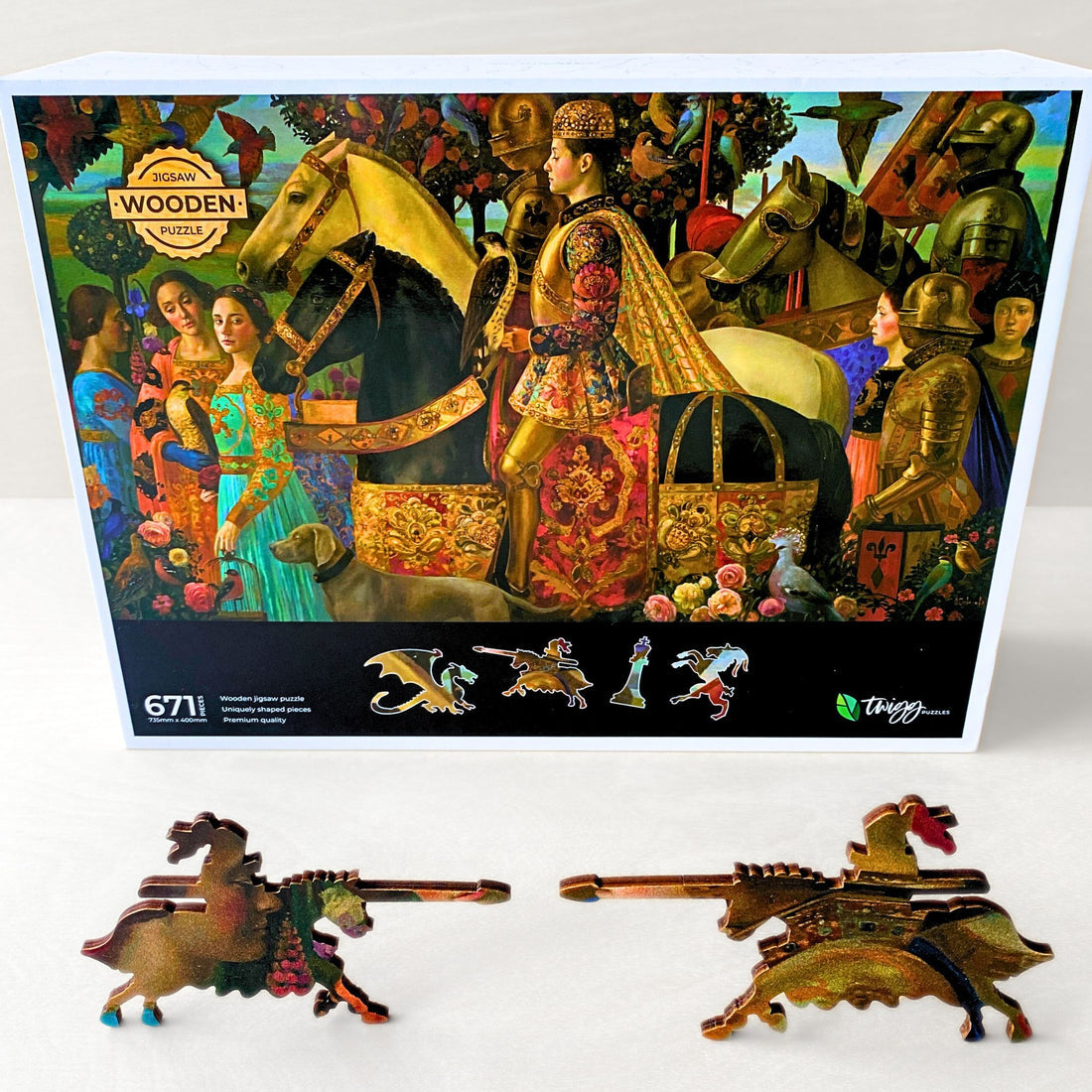 Twigg 671 Pieces - Royal Hunt - Original Artwork