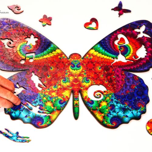 Twigg Brilliant Butterfly Wooden Jigsaw Puzzle — 167 Pieces