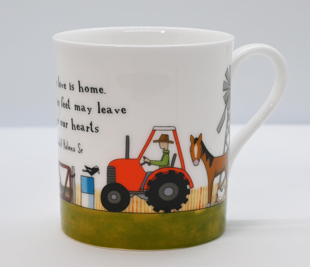 Red Tractor Designs Bone China Mug — Homing Instincts