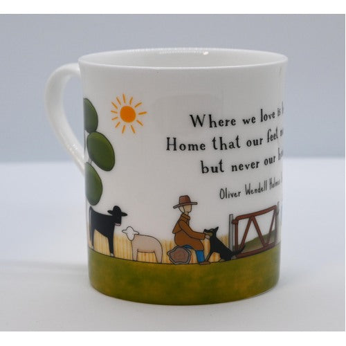 Red Tractor Designs Bone China Mug — Homing Instincts