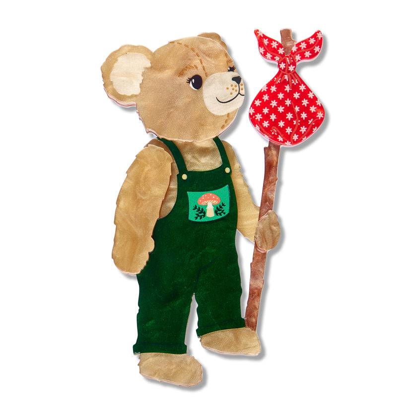 Erstwilder Bear's Adventures Brooch