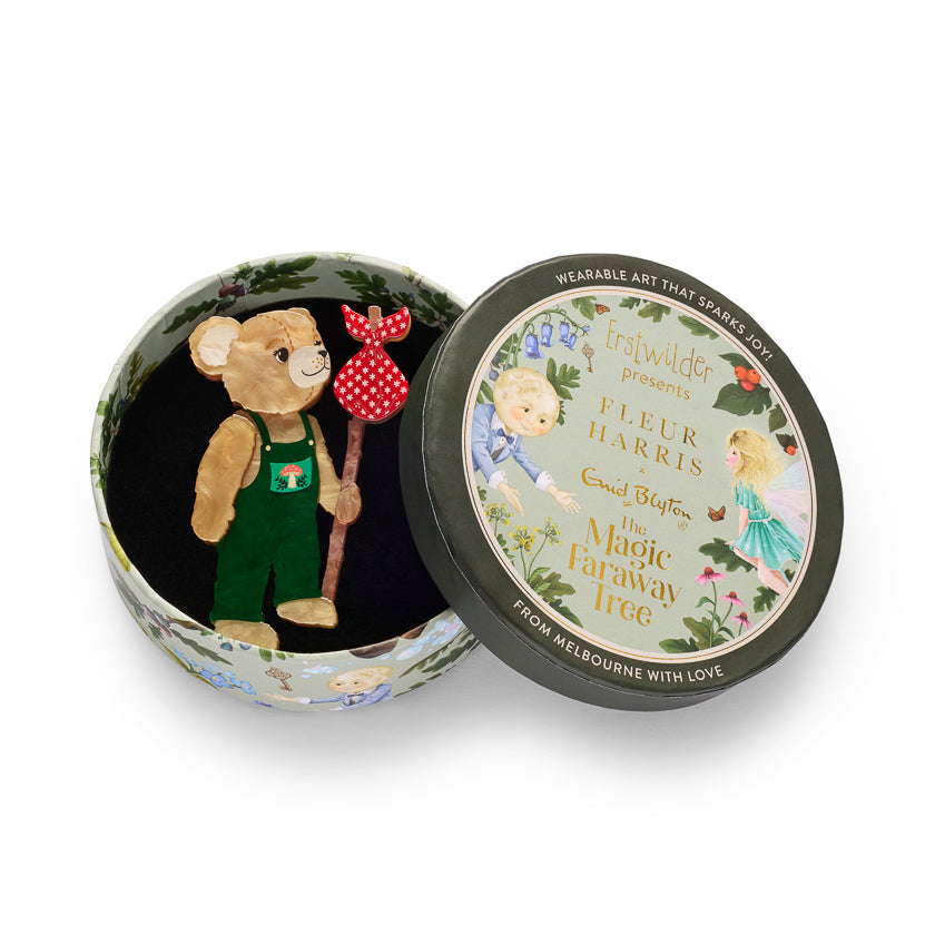 Erstwilder Bear's Adventures Brooch
