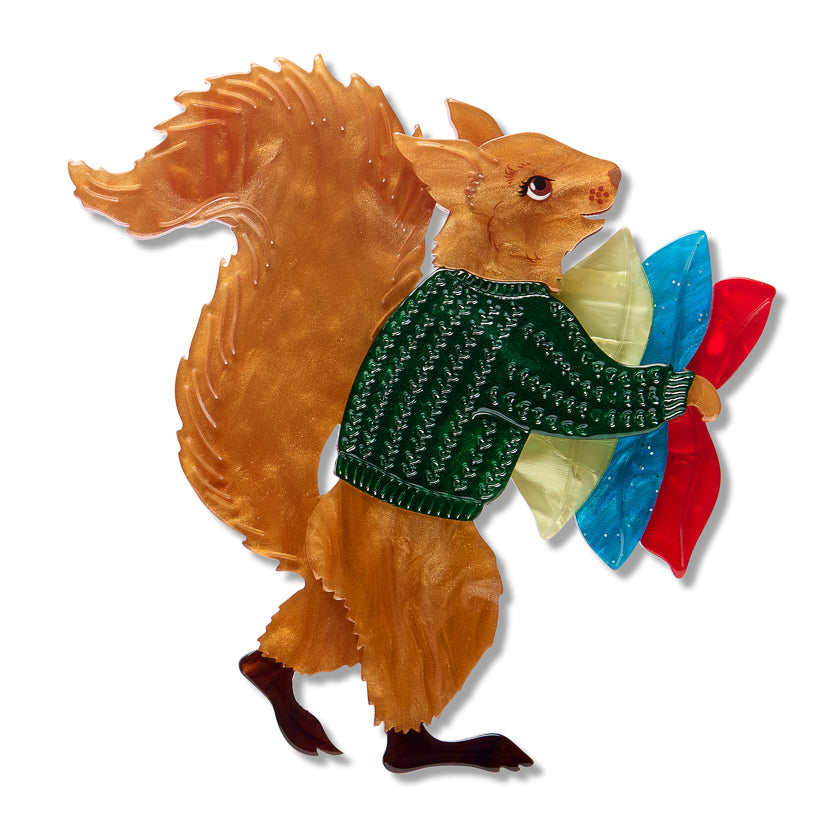 Erstwilder Red Squirrel Brooch