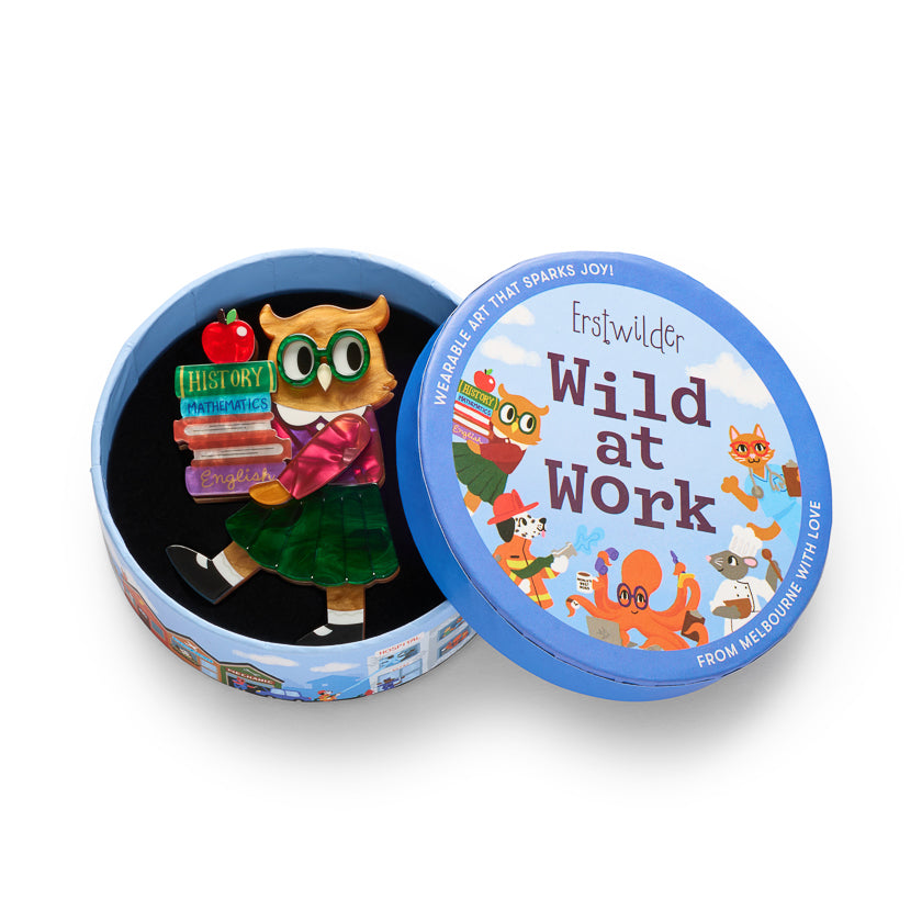 Erstwilder Professor Hootsworth Brooch