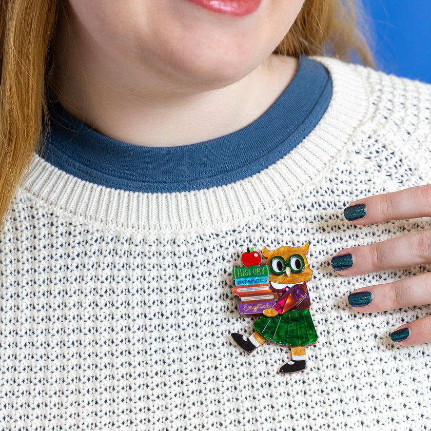 Erstwilder Professor Hootsworth Brooch