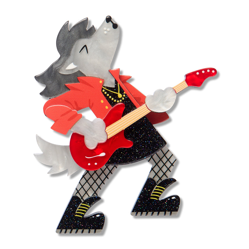 Erstwilder Howl Shredder Brooch