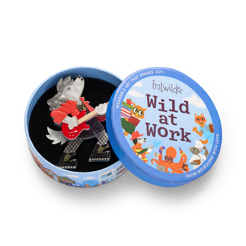 Erstwilder Howl Shredder Brooch