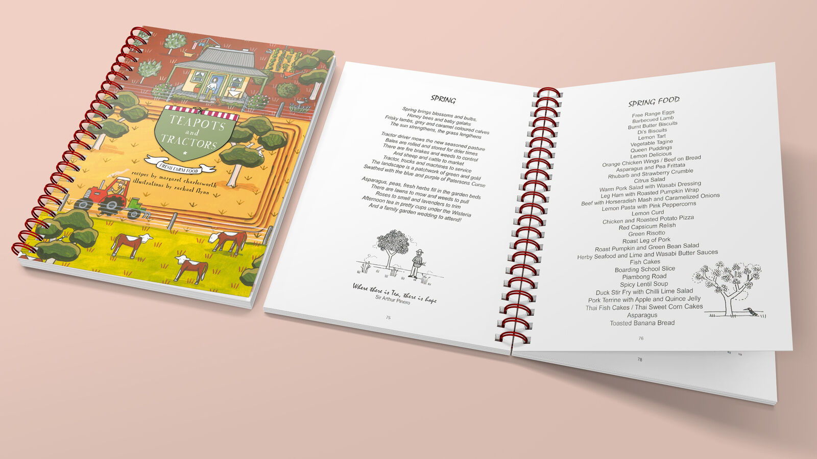 Red Tractor Designs Recipe Book