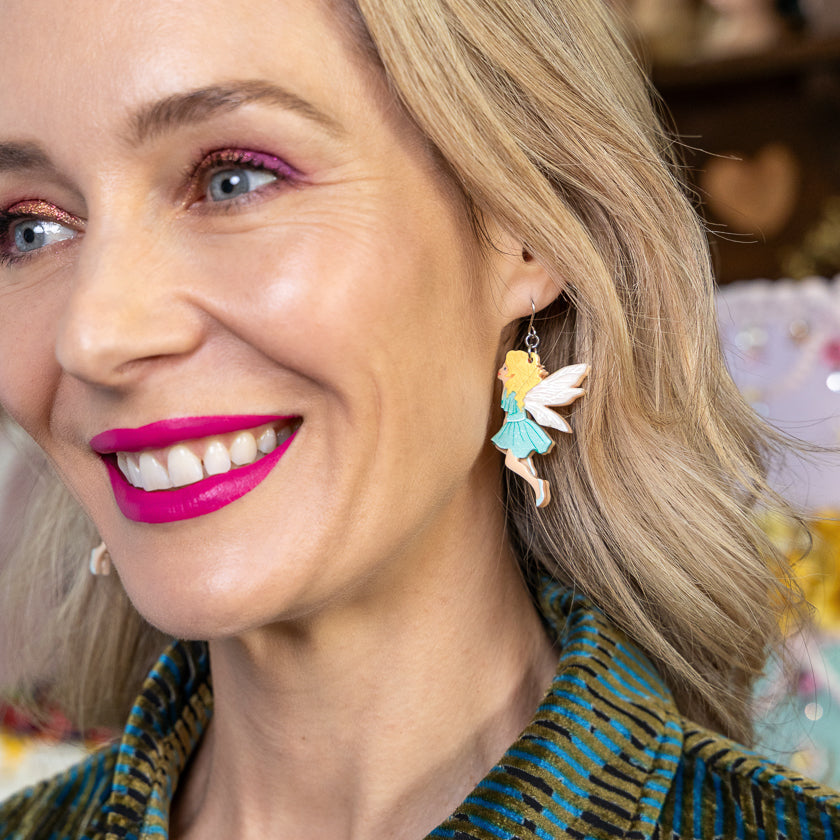 Erstwilder Silky the Fairy Drop Earrings