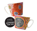Alperstein Designs - Ruth Stewart Espresso Cups Set of 2    Ruth Stewart Espresso Cups Set of 2