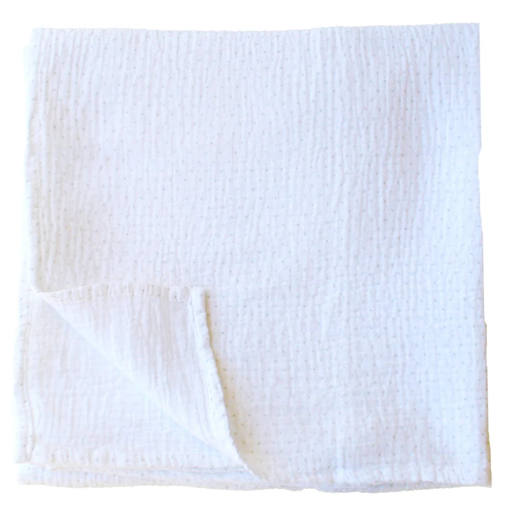 Alimrose Muslin Swaddle — Grey Spot