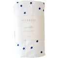 Alimrose Muslin Swaddle — Navy Stars