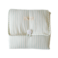 Alimrose Little Traveller Change Mat Sage Stripe