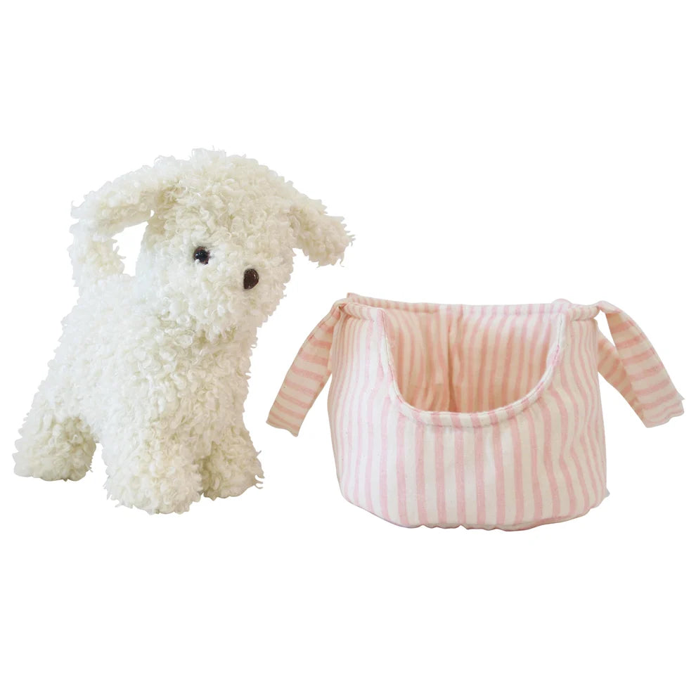 Alimrose Puppy in Carrier 'Marshmellow'