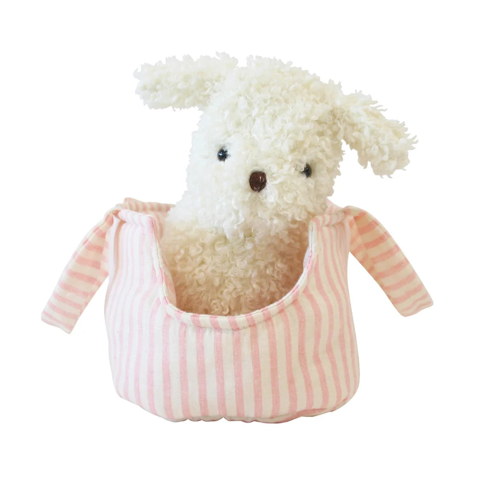 Alimrose Puppy in Carrier 'Marshmellow'