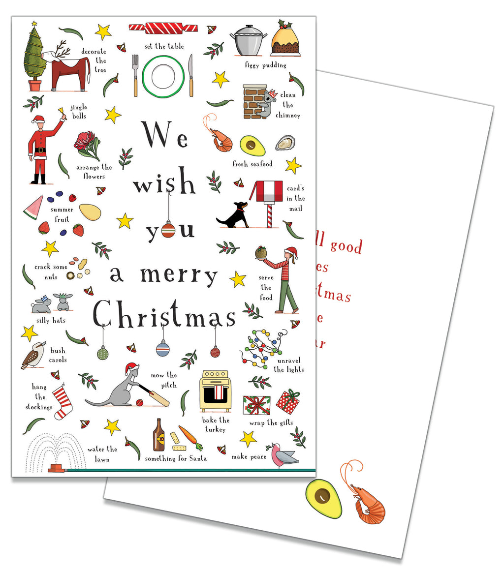 Red Tractor Designs Christmas Cards — A Merry Christmas