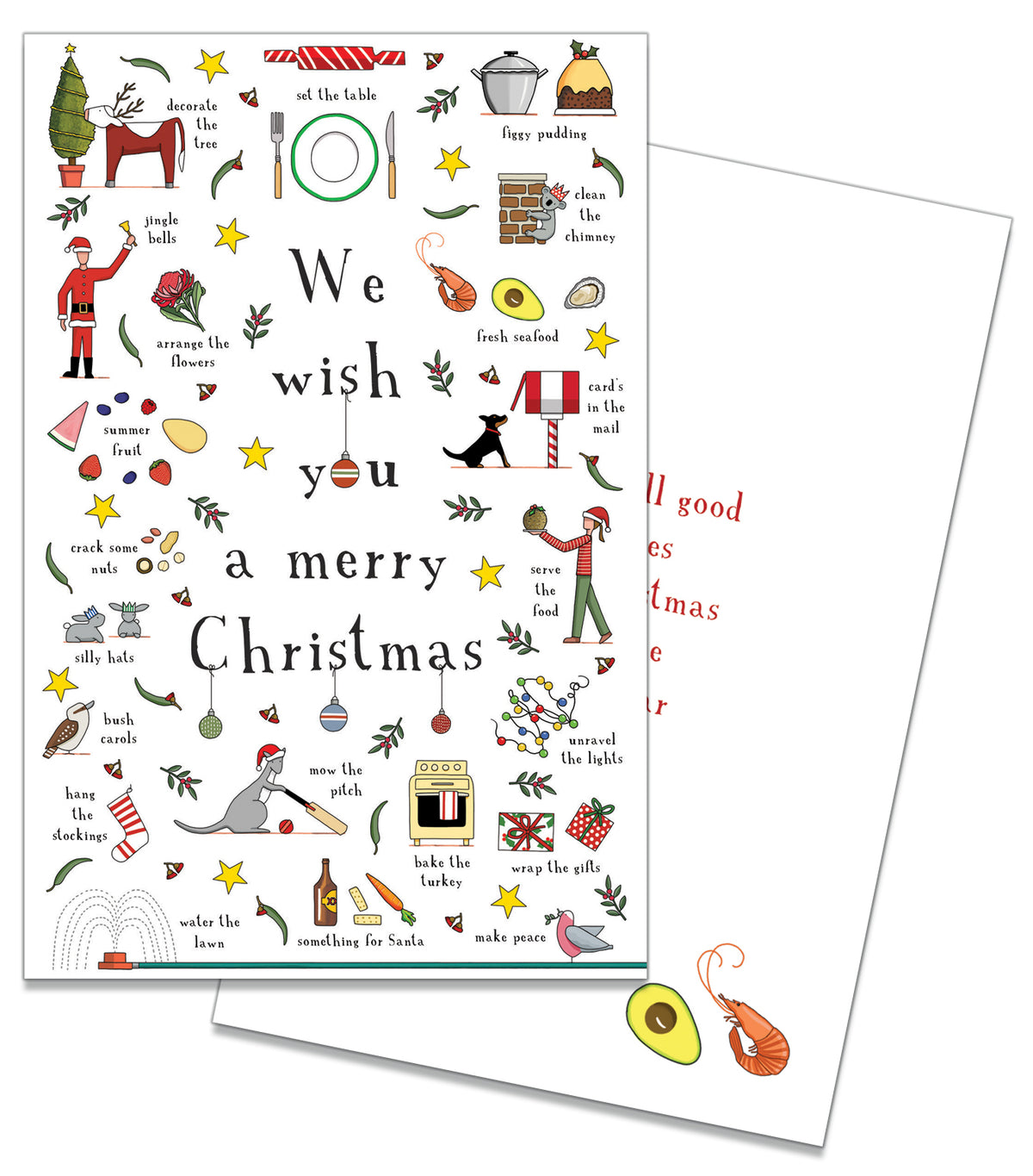 Red Tractor Designs Christmas Cards — A Merry Christmas