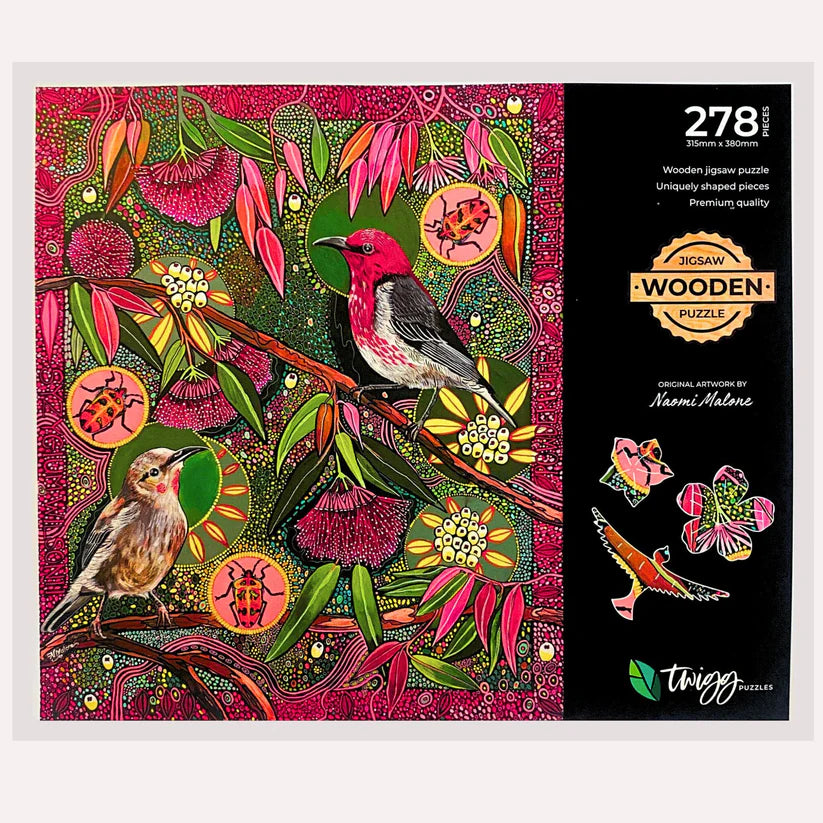 Twigg Powderpuff Lilly Pilly Wooden Jigsaw Puzzle — 248 Pieces