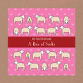Red Tractor Designs - Cotton Socks Sheep On Pink Boxed Set (Blue Cuff)