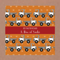 Red Tractor Designs - Cotton Socks Trucks Boxed Set (French Blue Cuff)