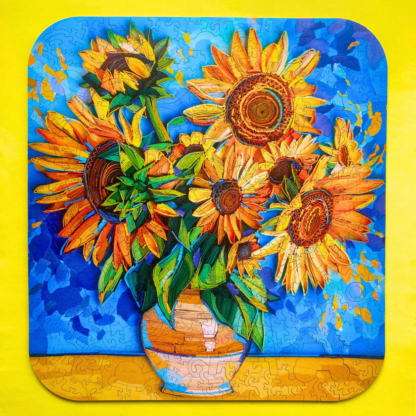 Twigg Sunflowers Wooden Jigsaw Puzzle — 410 Pieces