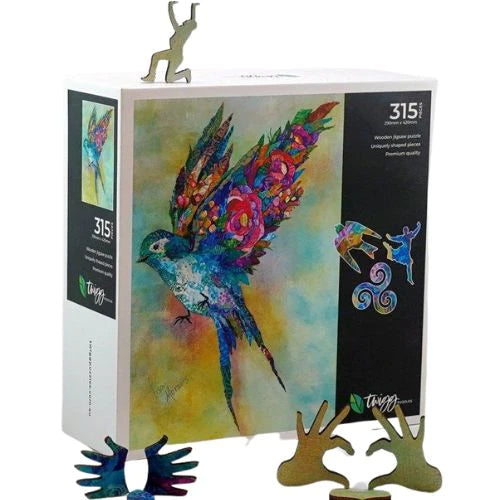 Twigg Botanical Swallow Wooden Jigsaw Puzzle — 315 Pieces