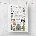 Red Tractor Designs Linen Tea Towel — A Happy Life