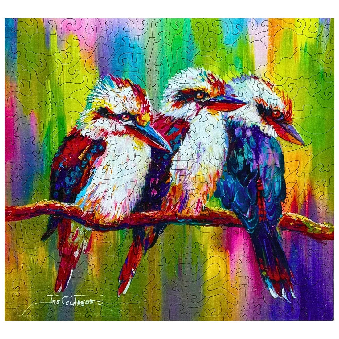 Twigg Puzzle - 3 Kookaburras - Original artwork 197 Pieces