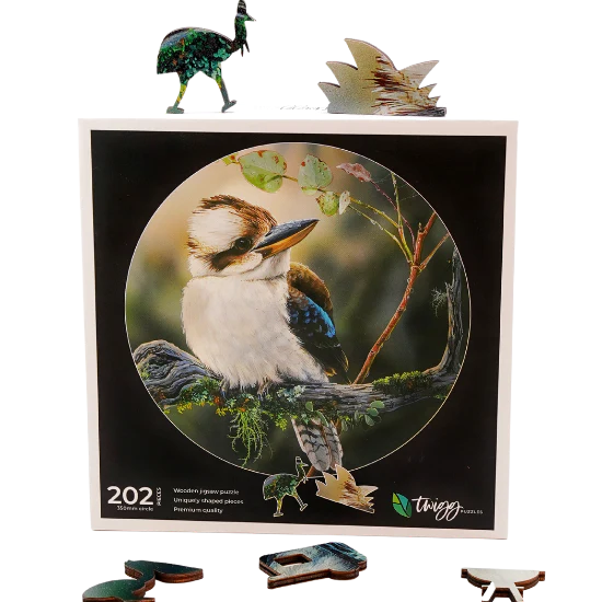 Twigg Kookaburra Wooden Jigsaw Puzzle — 202 Pieces