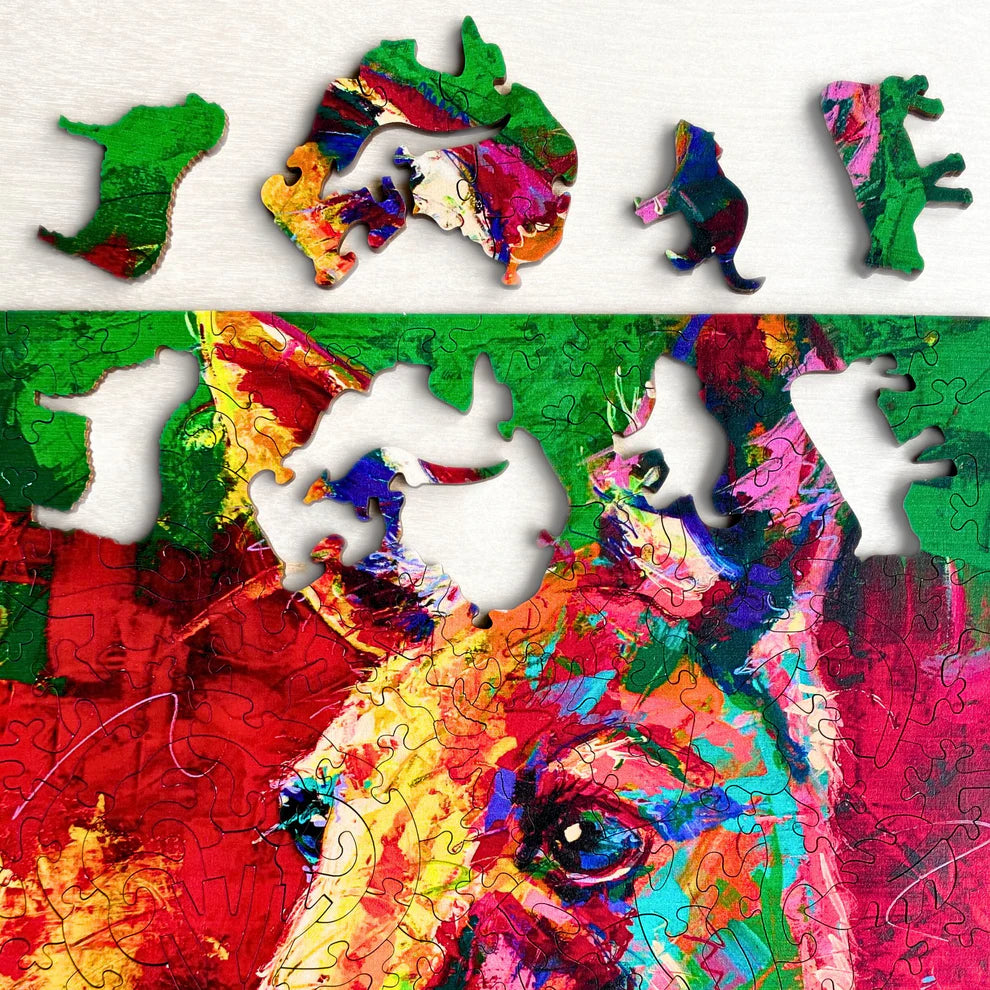 Twigg Kangaroo Wooden Jigsaw Puzzle — 147 Pieces