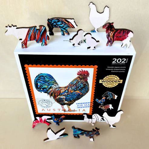 Twigg Chook Wooden Jigsaw Puzzle — 202 Pieces