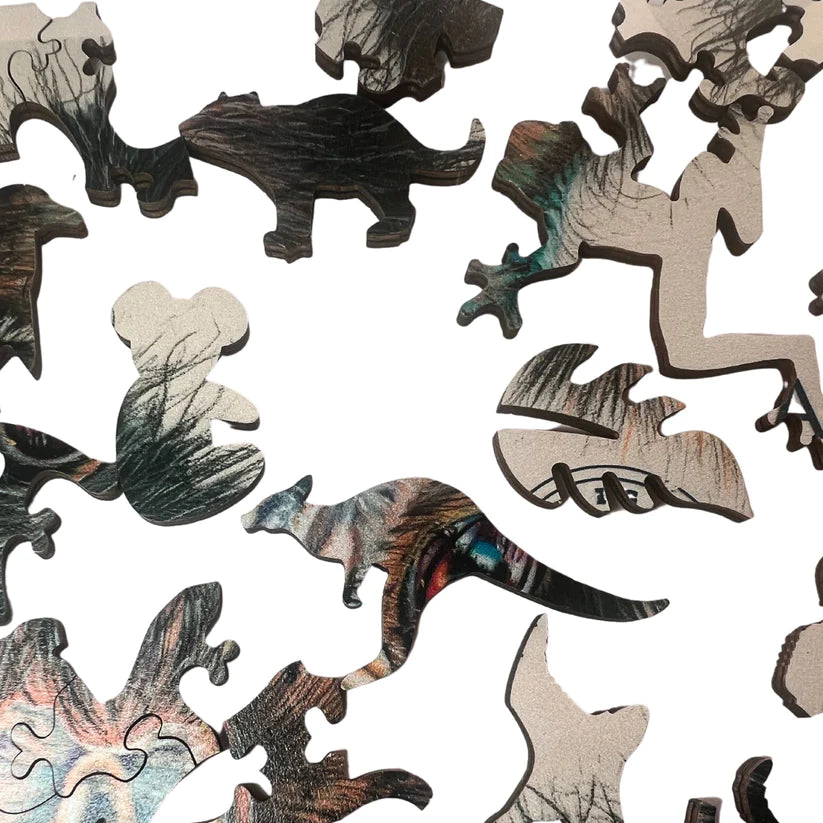 Twigg Emu Wooden Jigsaw Puzzle — 74 Pieces