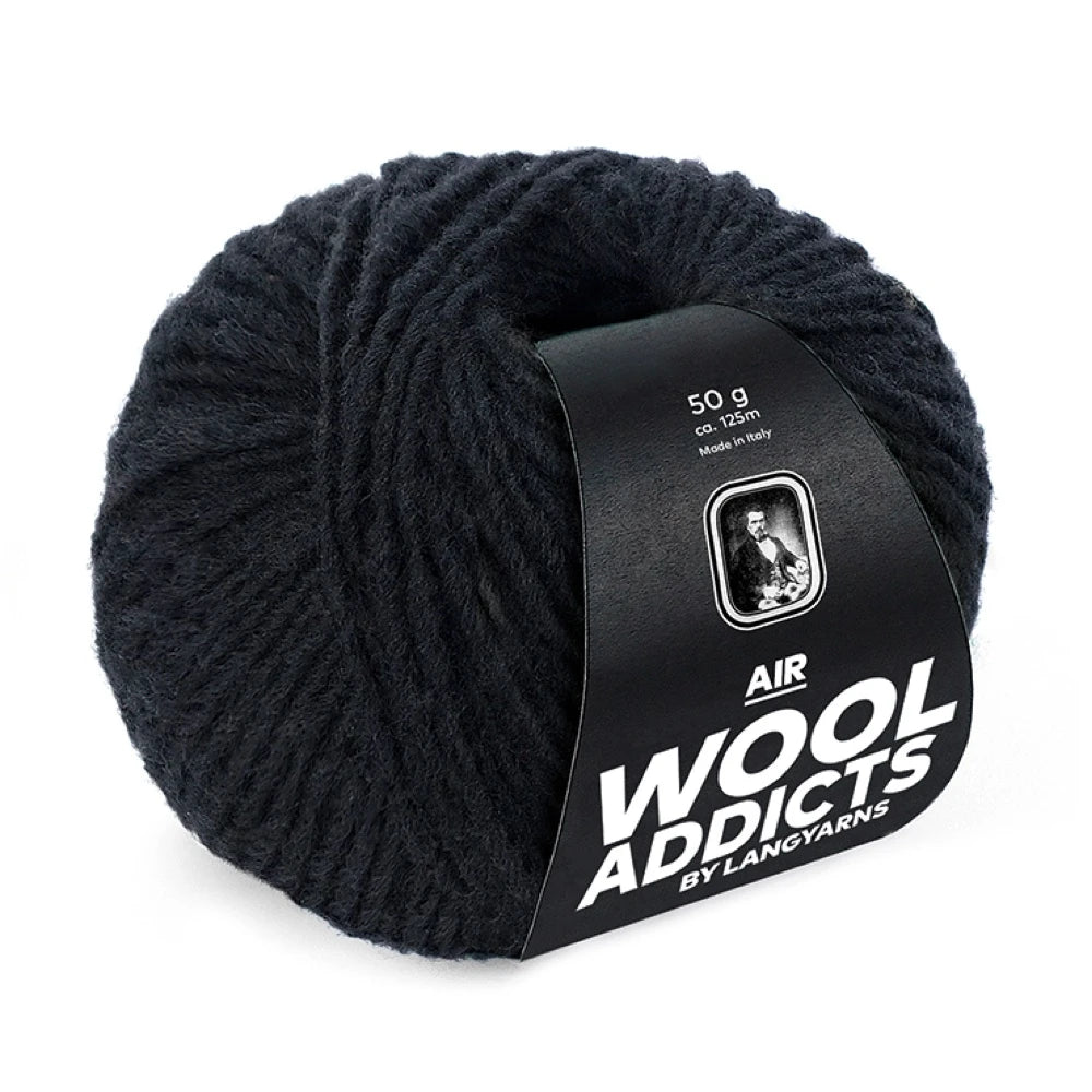 Wool Addicts Air 12 ply Black