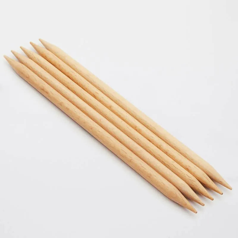 Knitpro Beech Wood Double Points 20cm