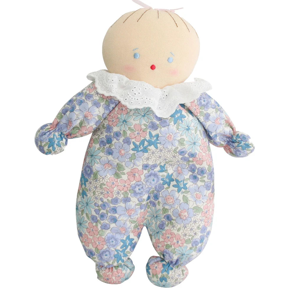 Alimrose Asleep Awake Baby Doll - Lilly Blue