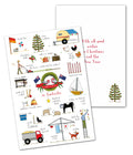 Red Tractor Designs Greeting Card - Christmas In Australia